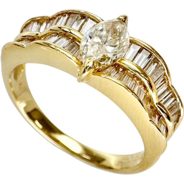 Au750 Diamond Ring