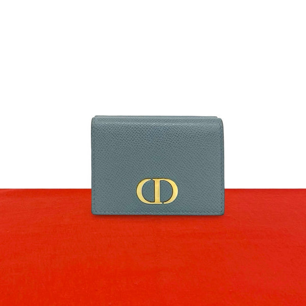 Christian Dior 30 Montaigne Leather Trifold Wallet