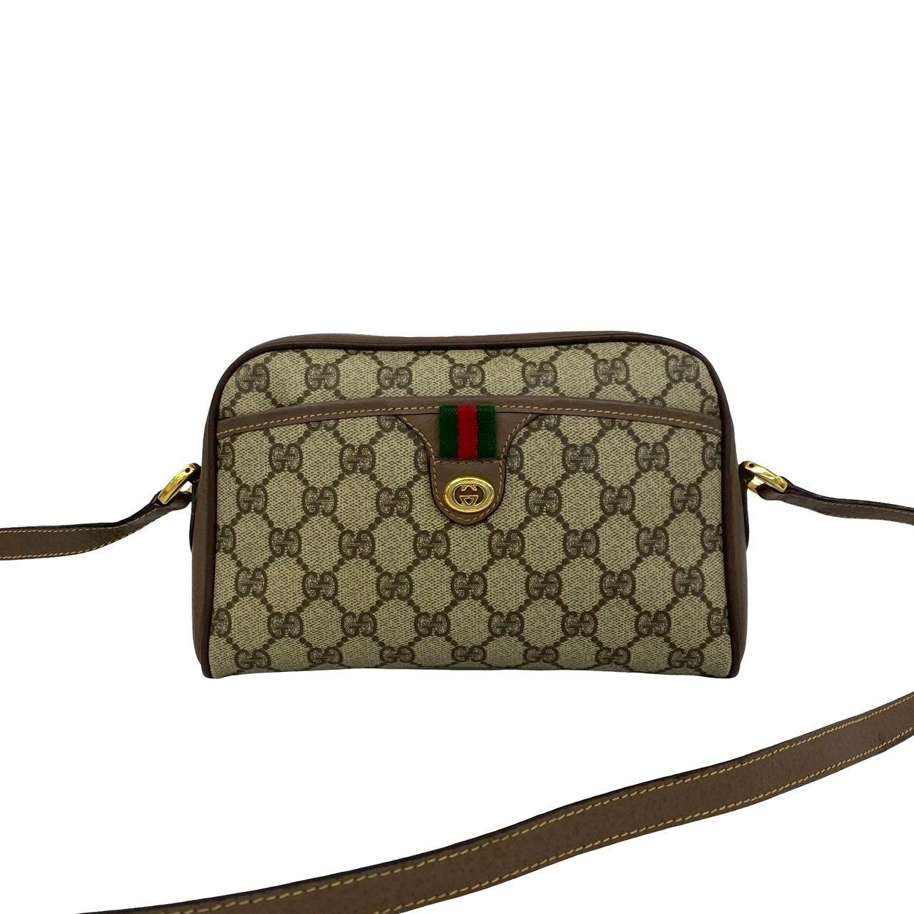 Gucci GG Leather Shoulder Bag