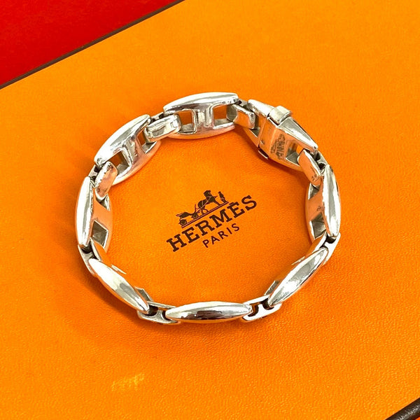 Hermes Cassiopee Silver Bracelet
