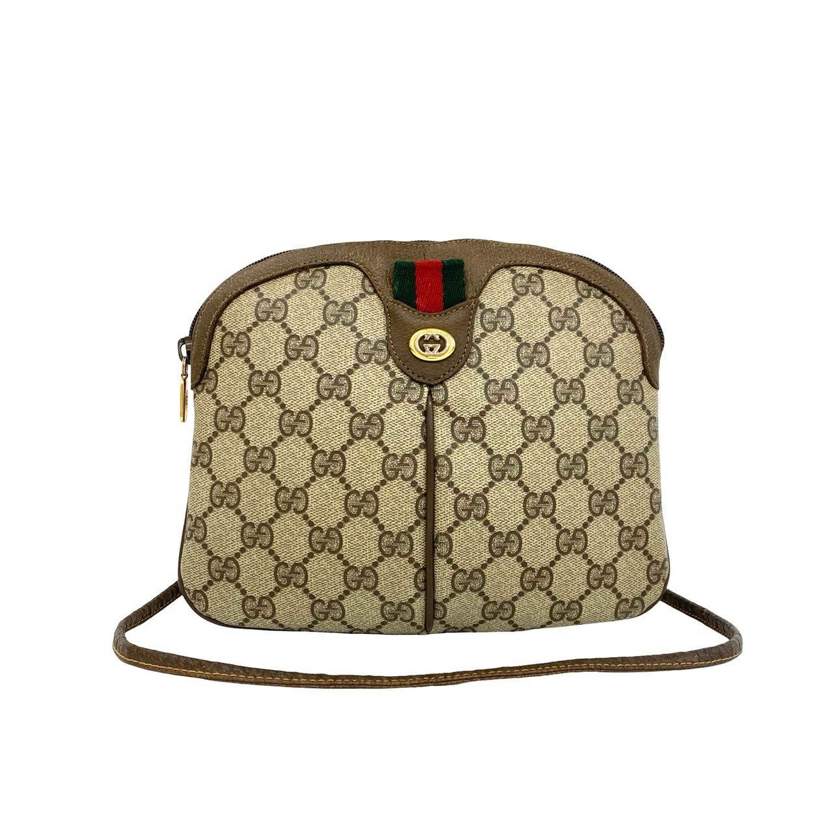 Gucci GG Leather Shoulder Bag