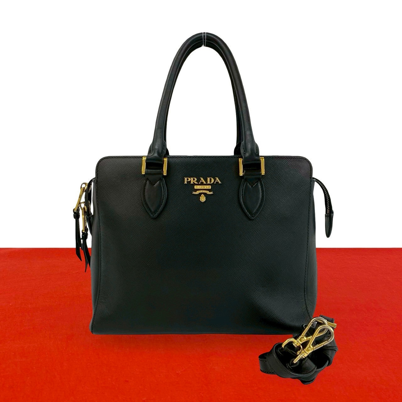 Prada Saffiano Leather 2way Bag