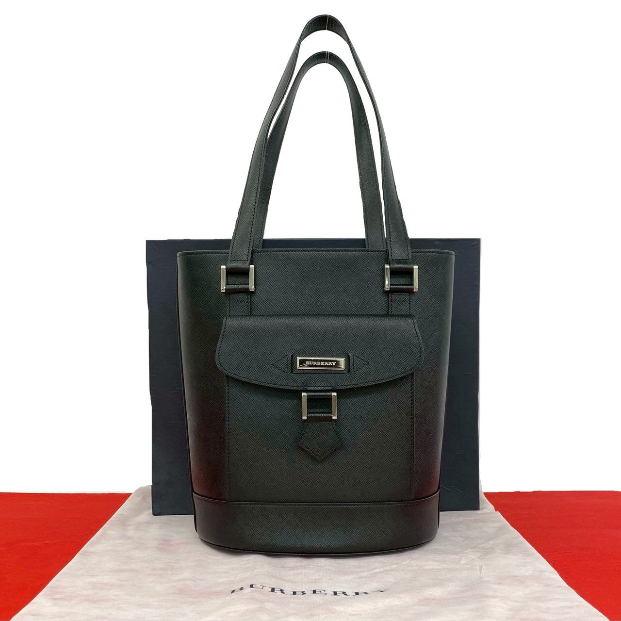 Burberry Leather Tote Bag