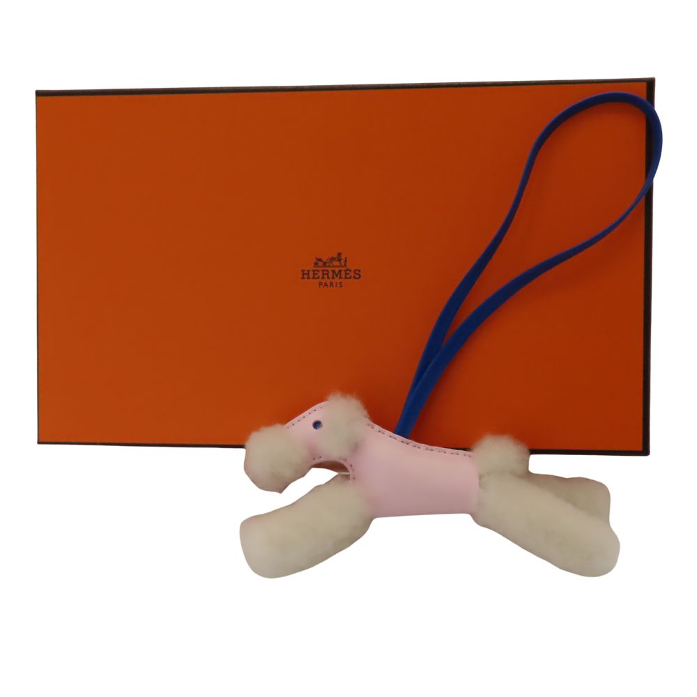 Hermès Buddy Leather Wool Cotton Charm
