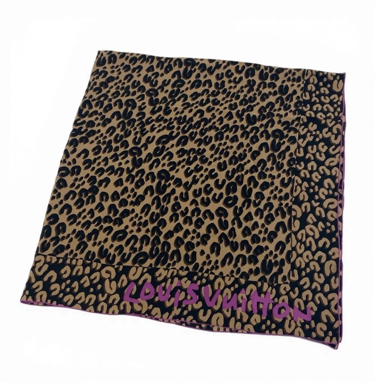 Louis Vuitton Leopard Silk Scarf