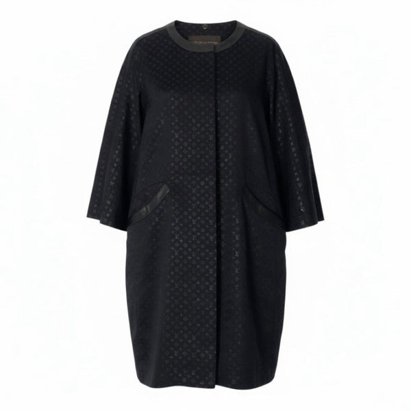 Louis Vuitton JW Anderson All Over Print Mixed Fabric Coat