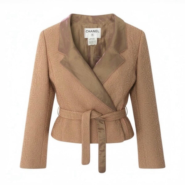 Chanel Rayon Cotton Silk Linen Nylon Jacket