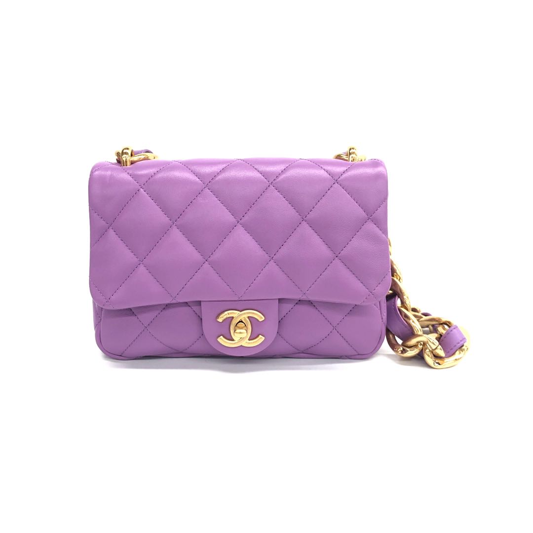Chanel Mini Flap Lambskin Shoulder Bag