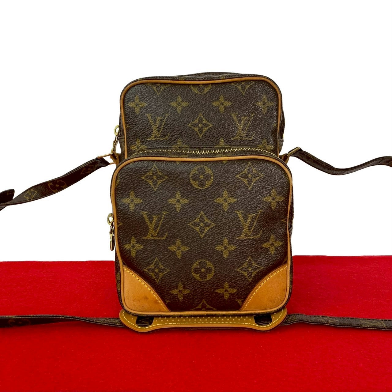 Louis Vuitton Amazon Monogram Leather Shoulder Bag
