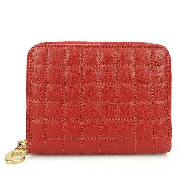 CELINE Leather Card Case Wallet