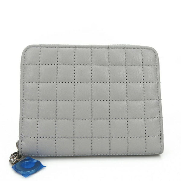 CELINE Compact Zipped Wallet Leather Card Case