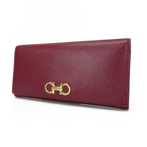 Salvatore Ferragamo Leather Long Wallet