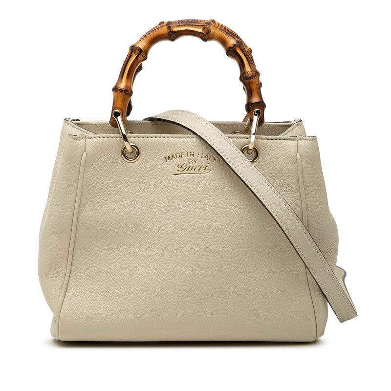 Gucci Bamboo Leather 2way Bag