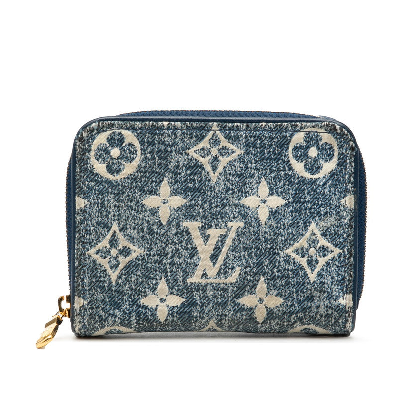 Louis Vuitton Zippy Coin Purse Monogram Jacquard Denim Coin Purse