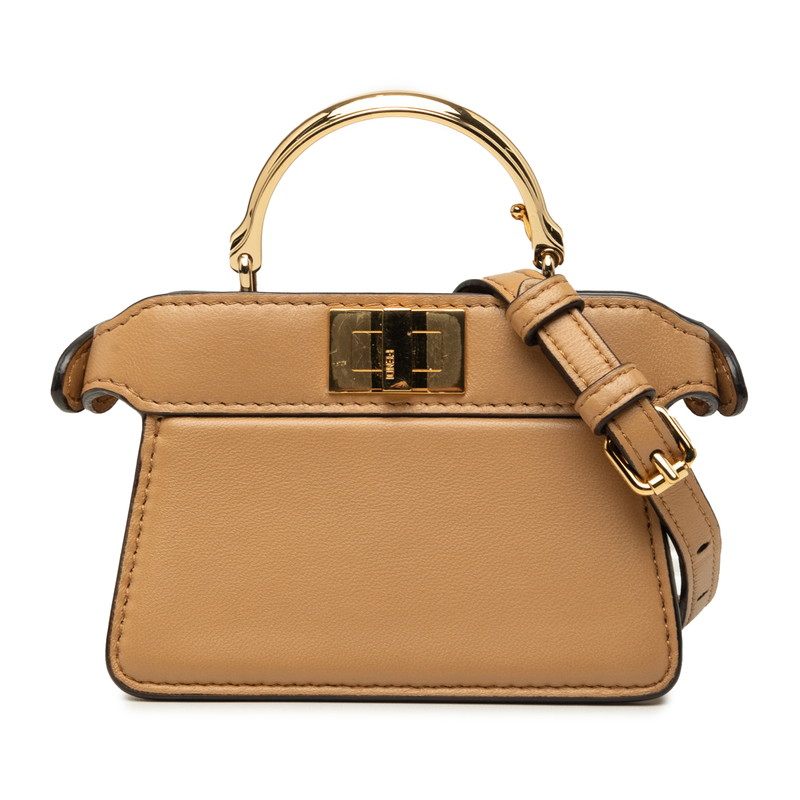 Fendi Peekaboo ISeeU Micro Leather 2way Bag