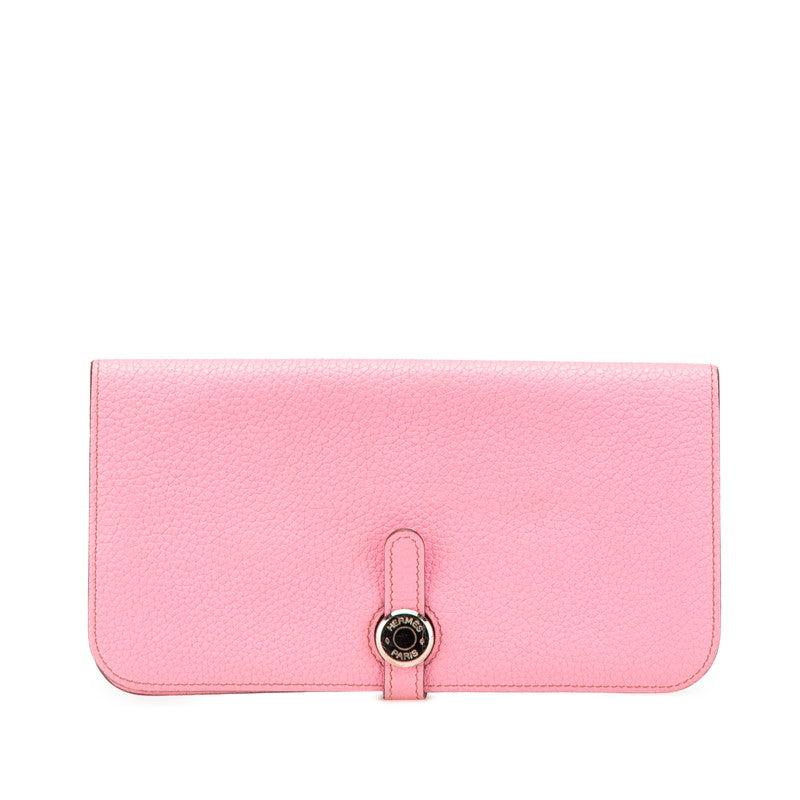 Hermes Dogon Long Taurillon Clemence Wallet