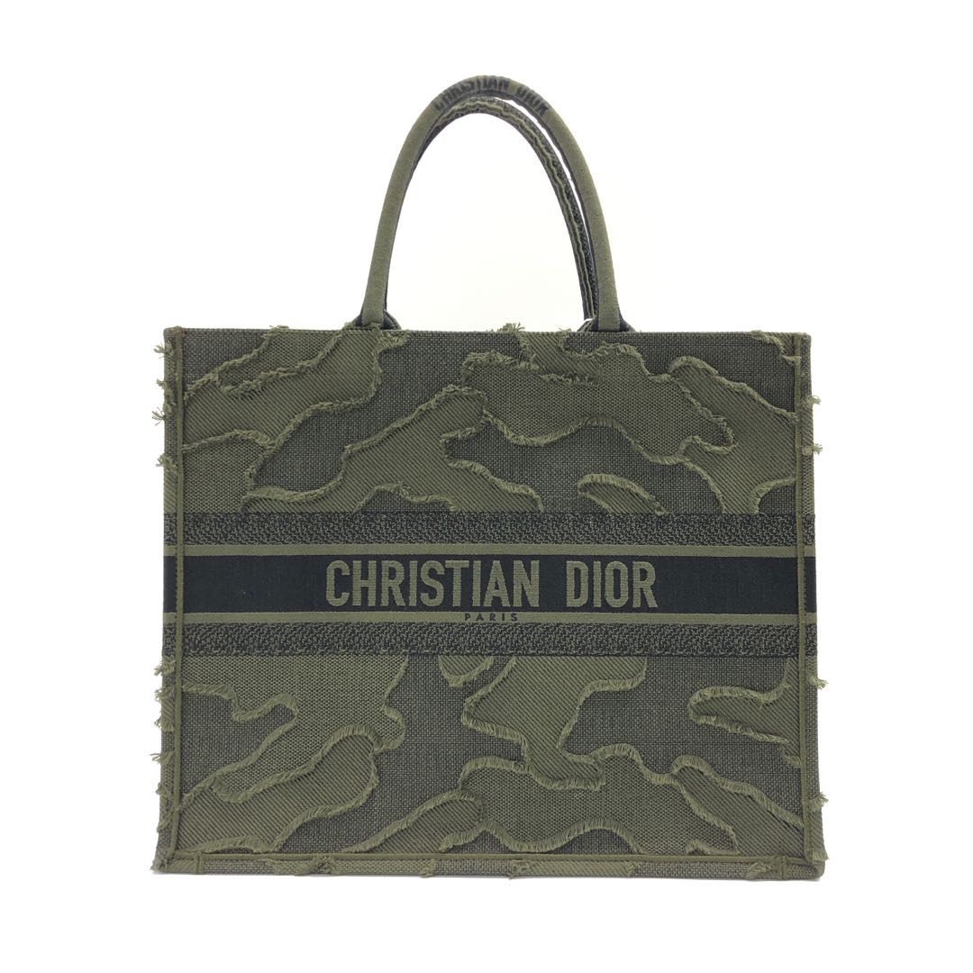 Dior Book Tote Canvas Shoulder Bag