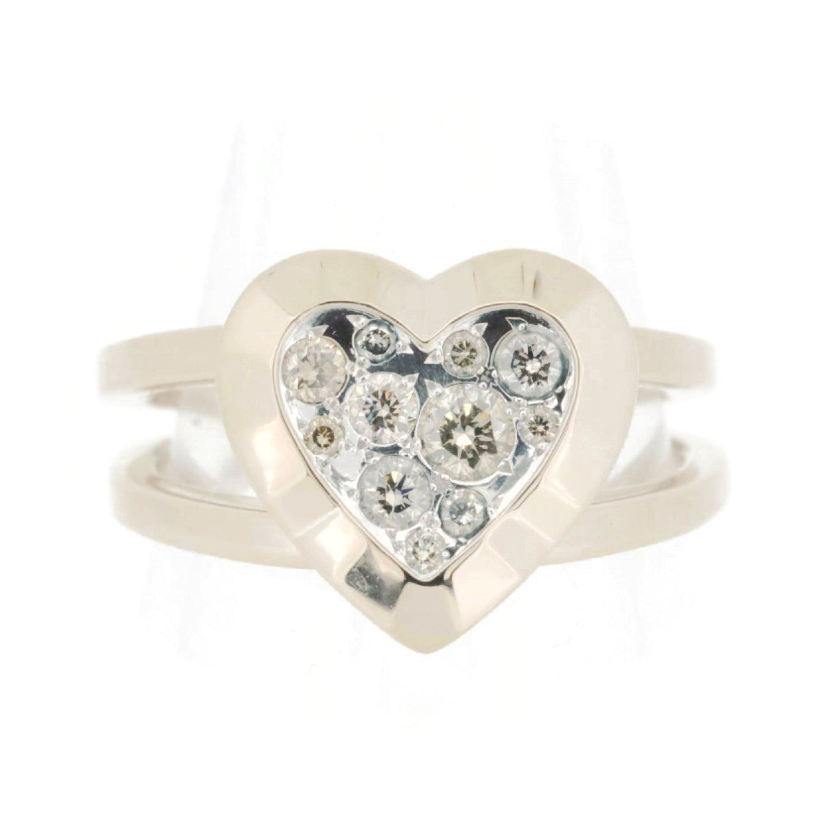 Kashikey Heart Motif Diamond Au750 Ring