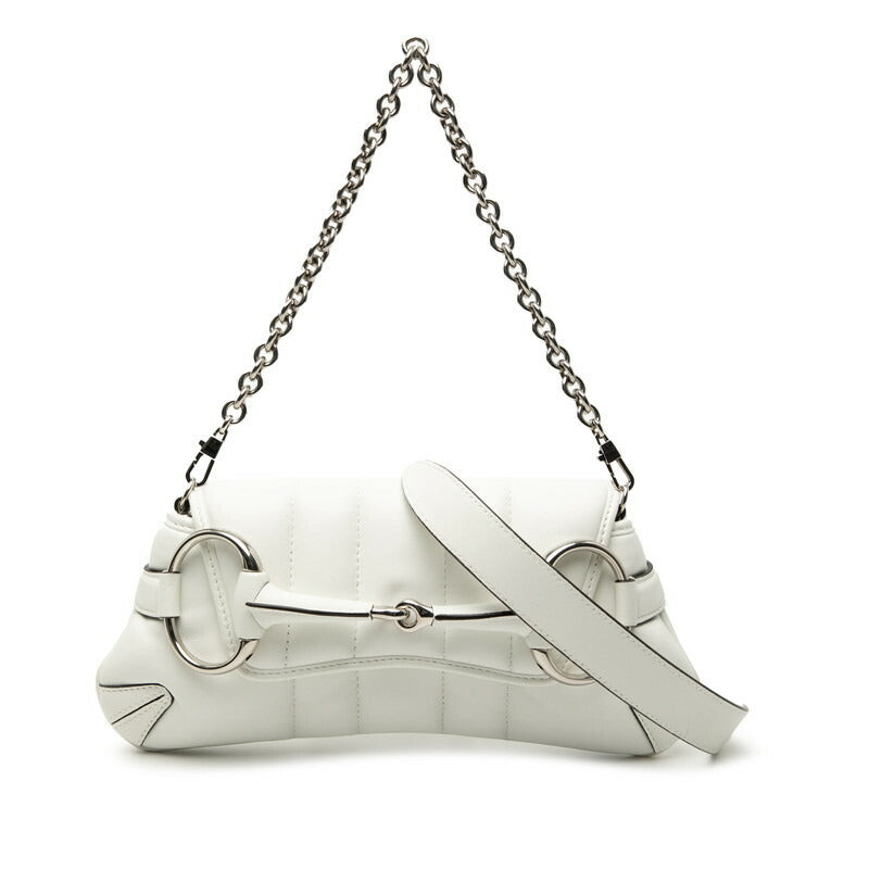 Gucci Horsebit Leather 2way Shoulder Bag
