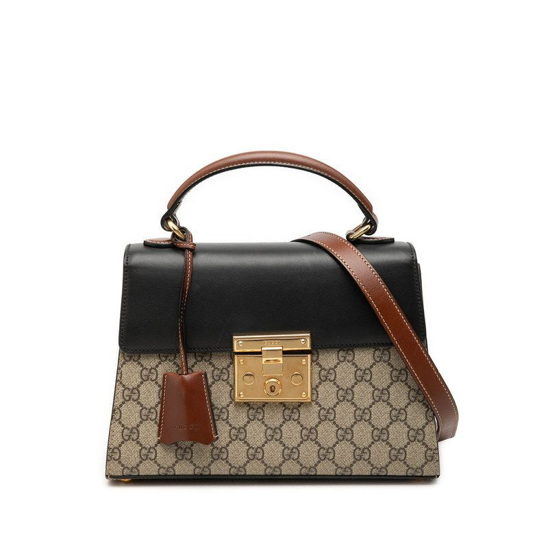 Gucci GG Supreme Padlock 2way bag