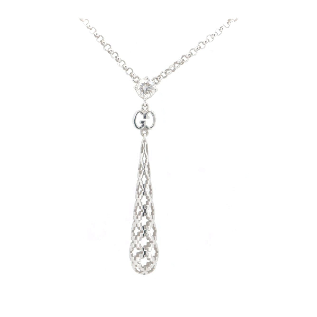 Gucci Diamantissima Au750 Diamond Necklace