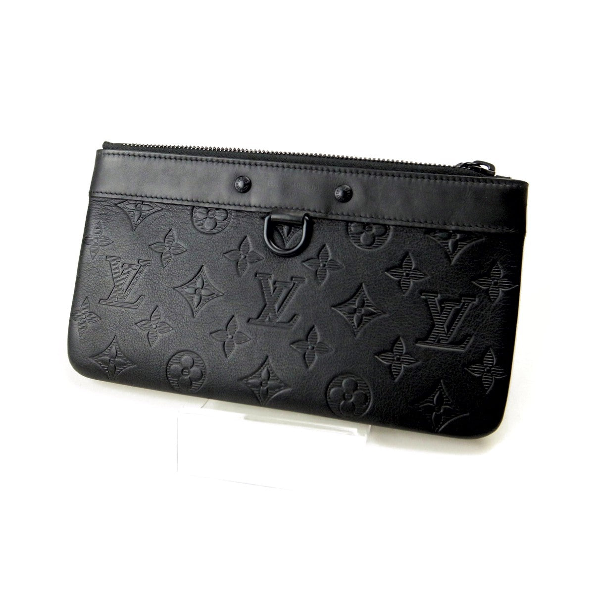 Louis Vuitton Pochette Discovery PM Leather Clutch Bag
