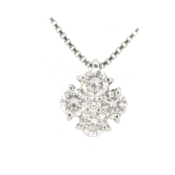 Monnickendam Floral Platinum Diamond Necklace