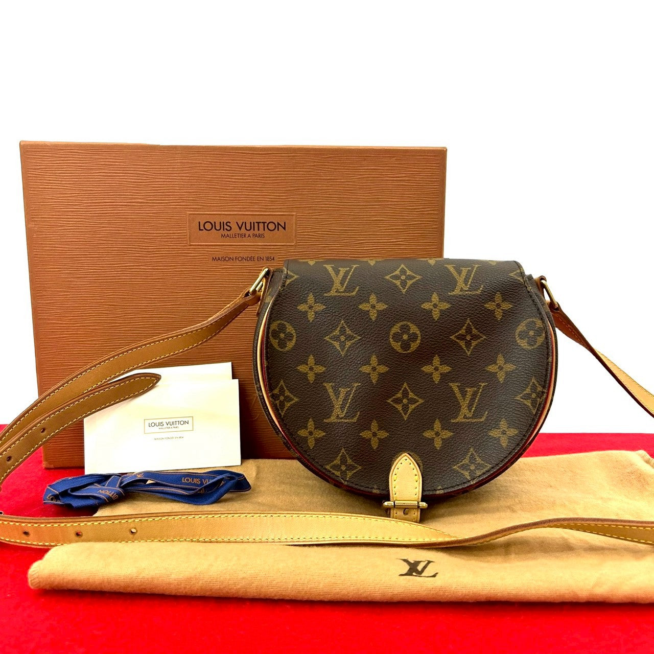 Louis Vuitton Tambourin Monogram Leather Mini Shoulder Bag