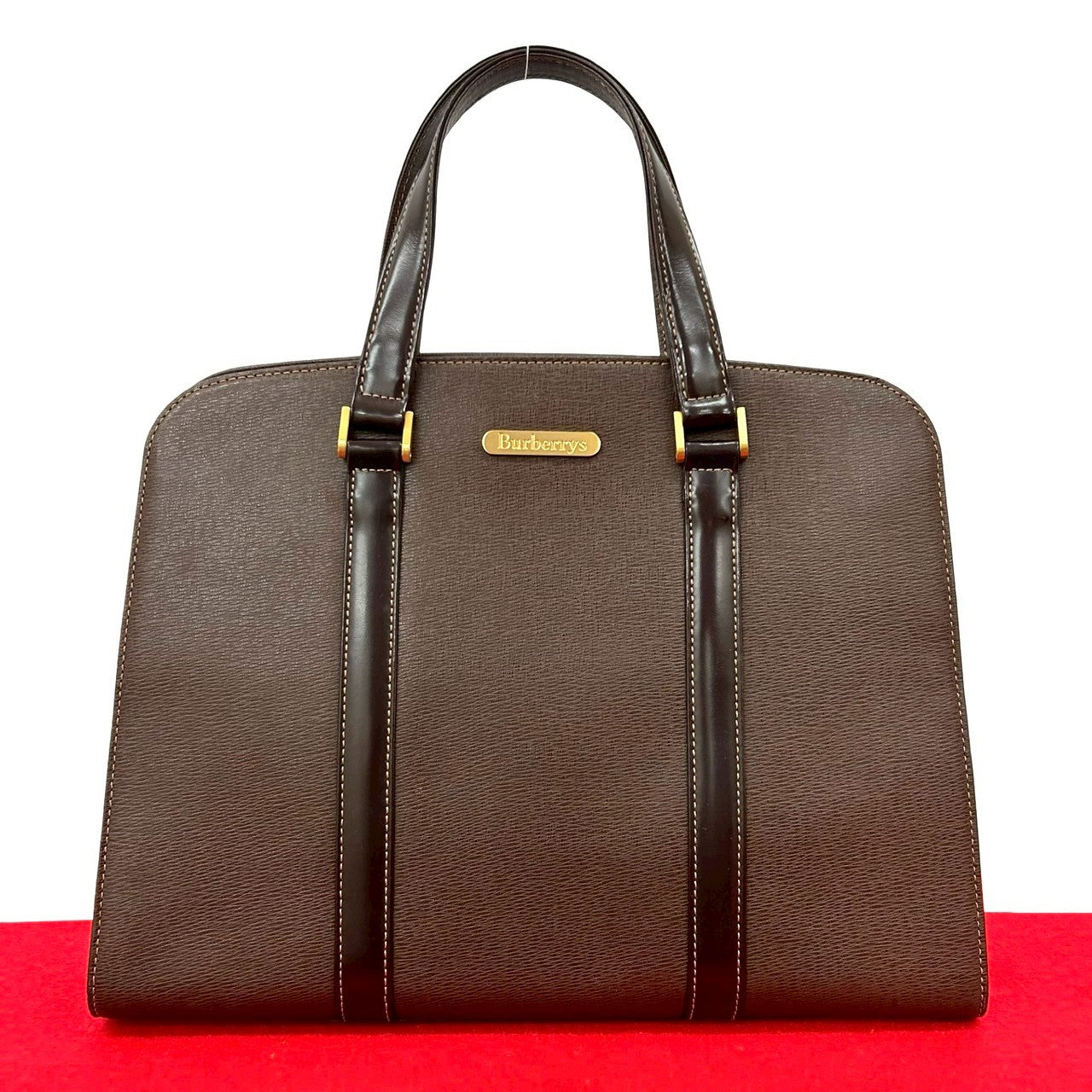 Burberrys Leather Handbag