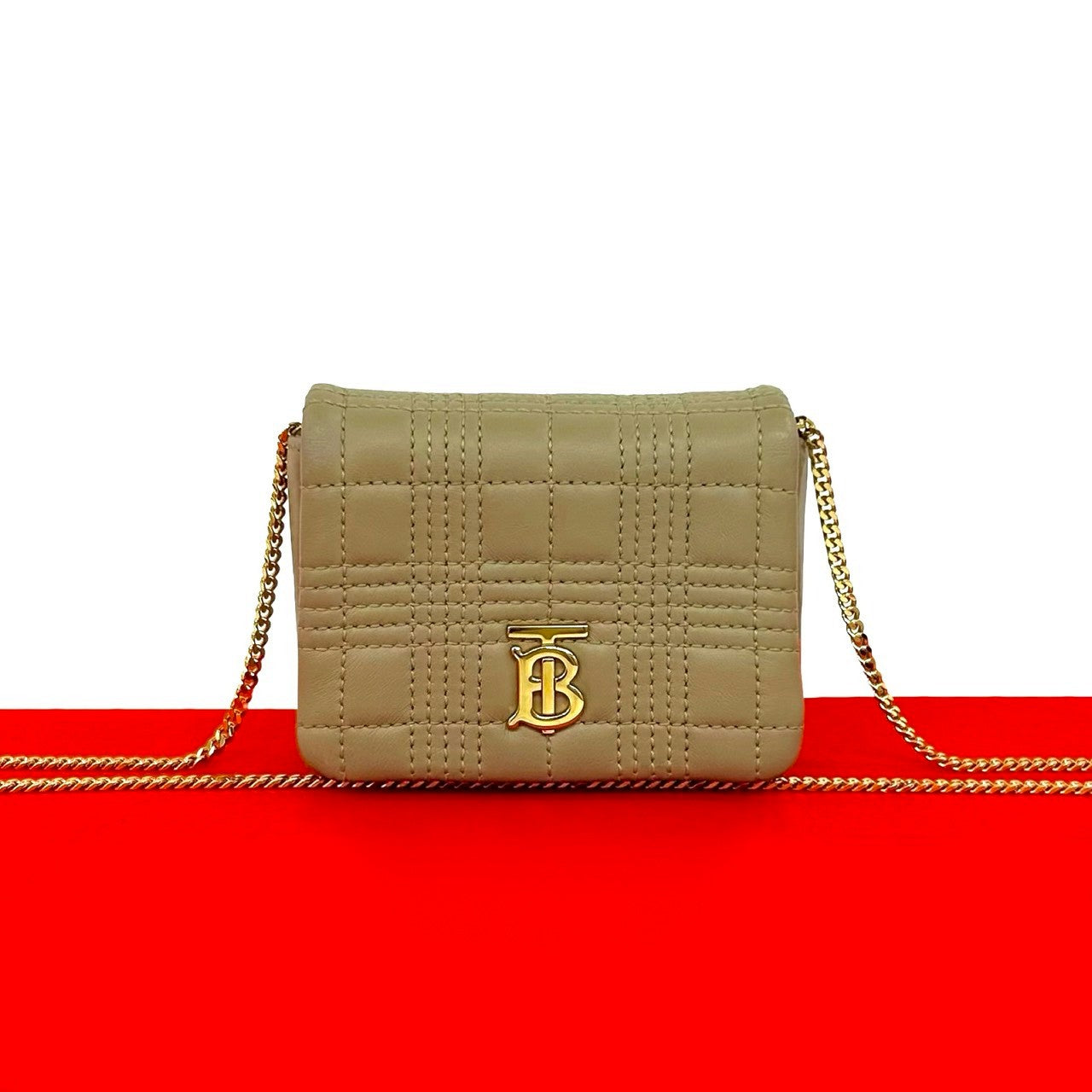 Burberry Lola Leather Shoulder Bag