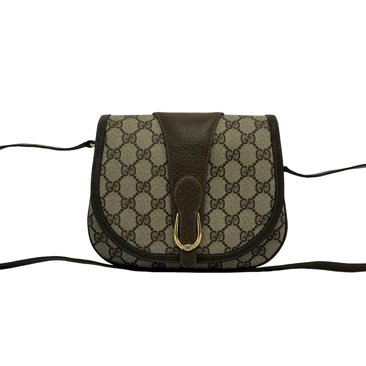 Gucci GG Logo Leather Shoulder Bag