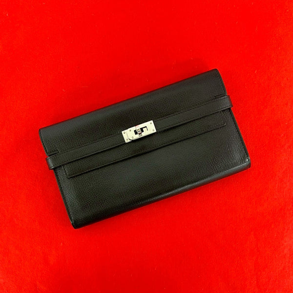 Hermes Kelly Wallet Long Leather Wallet