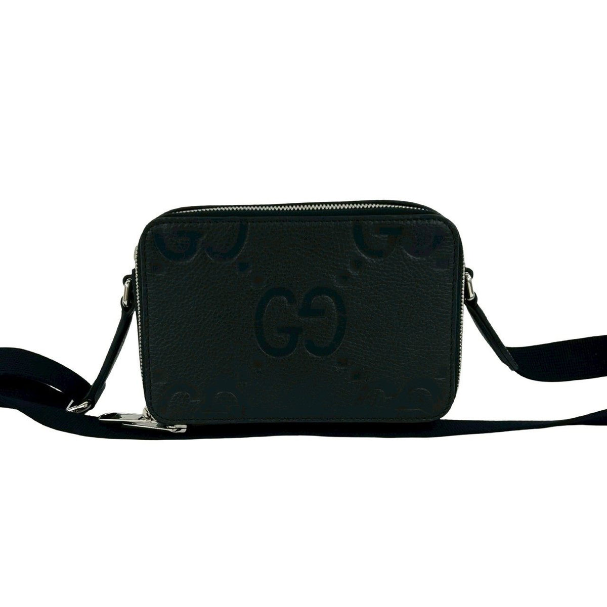 Gucci Jumbo GG Leather Shoulder Bag