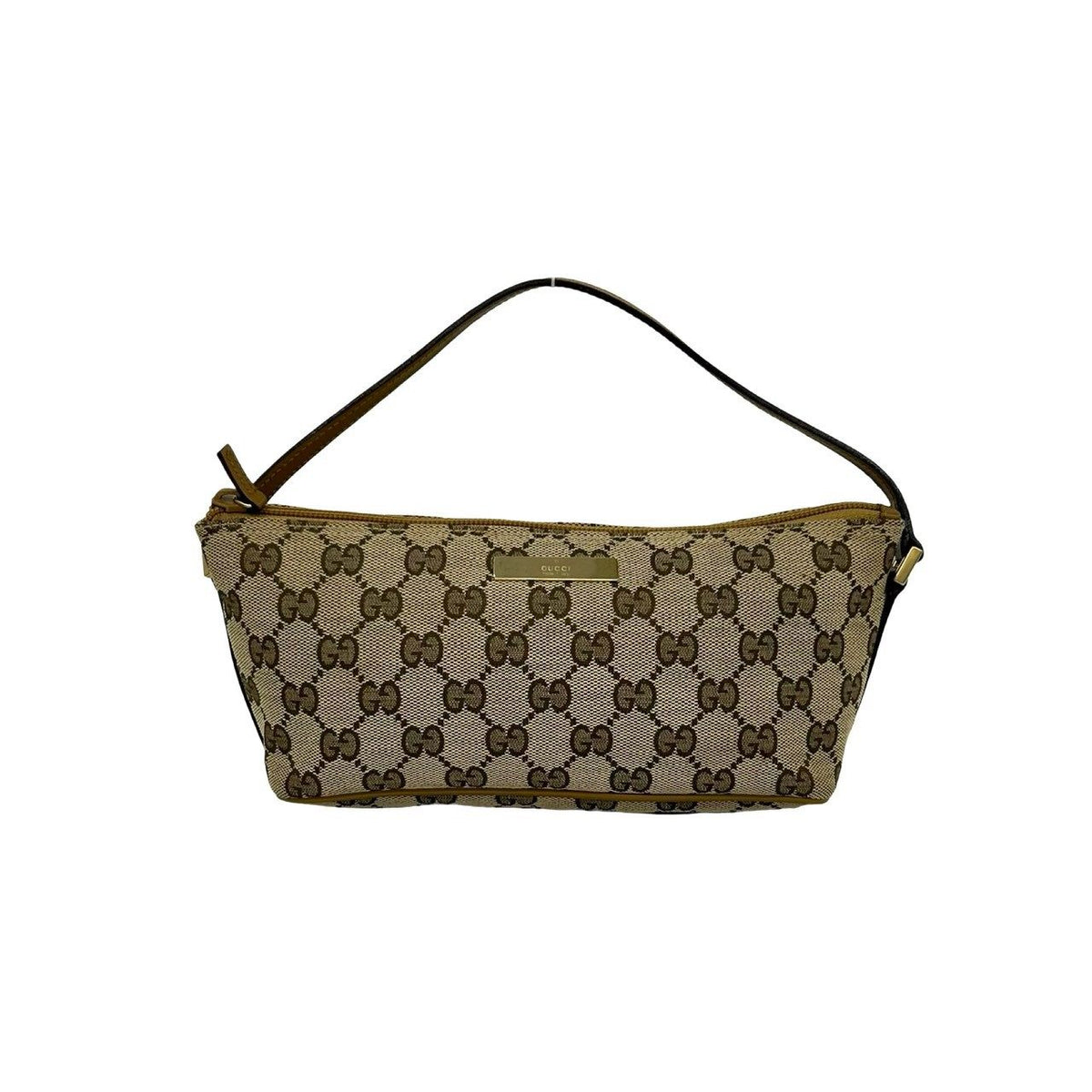 Gucci GG Canvas Leather Handbag