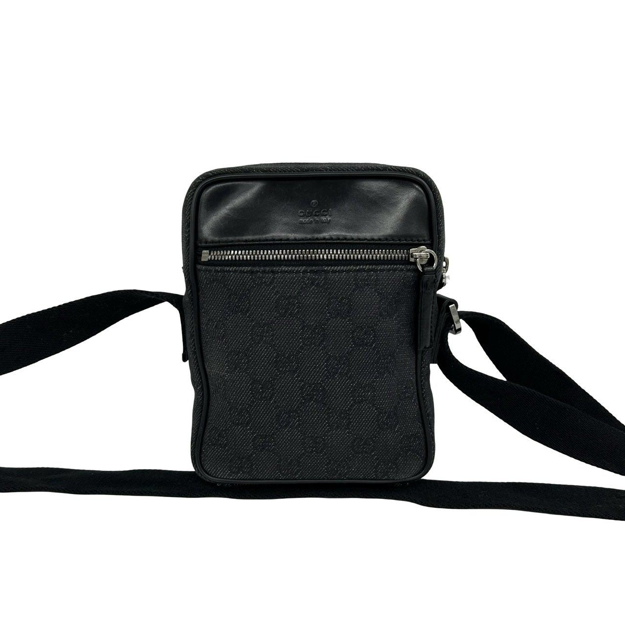 Gucci GG Canvas Leather Shoulder Bag