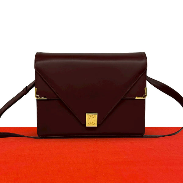 Cartier Leather Shoulder Bag