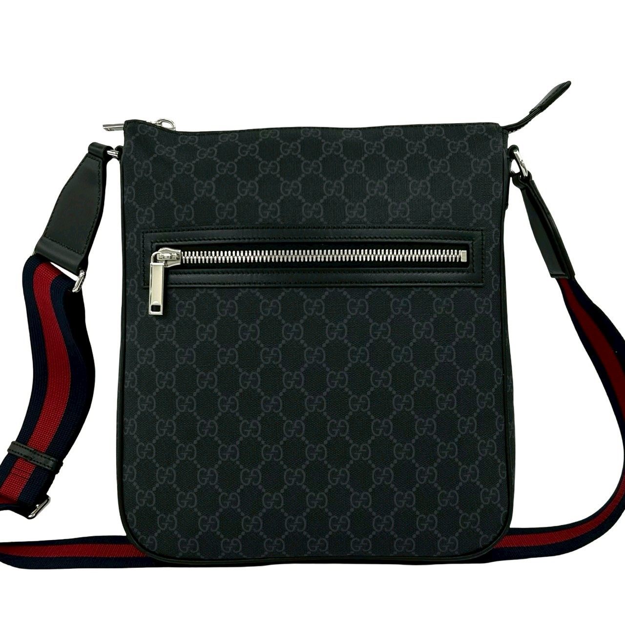 Gucci GG Supreme Leather Shoulder Tote Bag