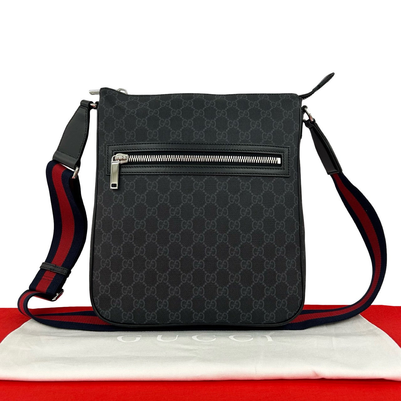 Gucci GG Supreme Leather Tote Bag