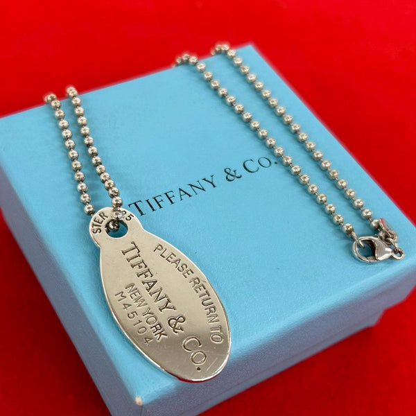 TIFFANY&Co. Return To Tiffany Silver Necklace
