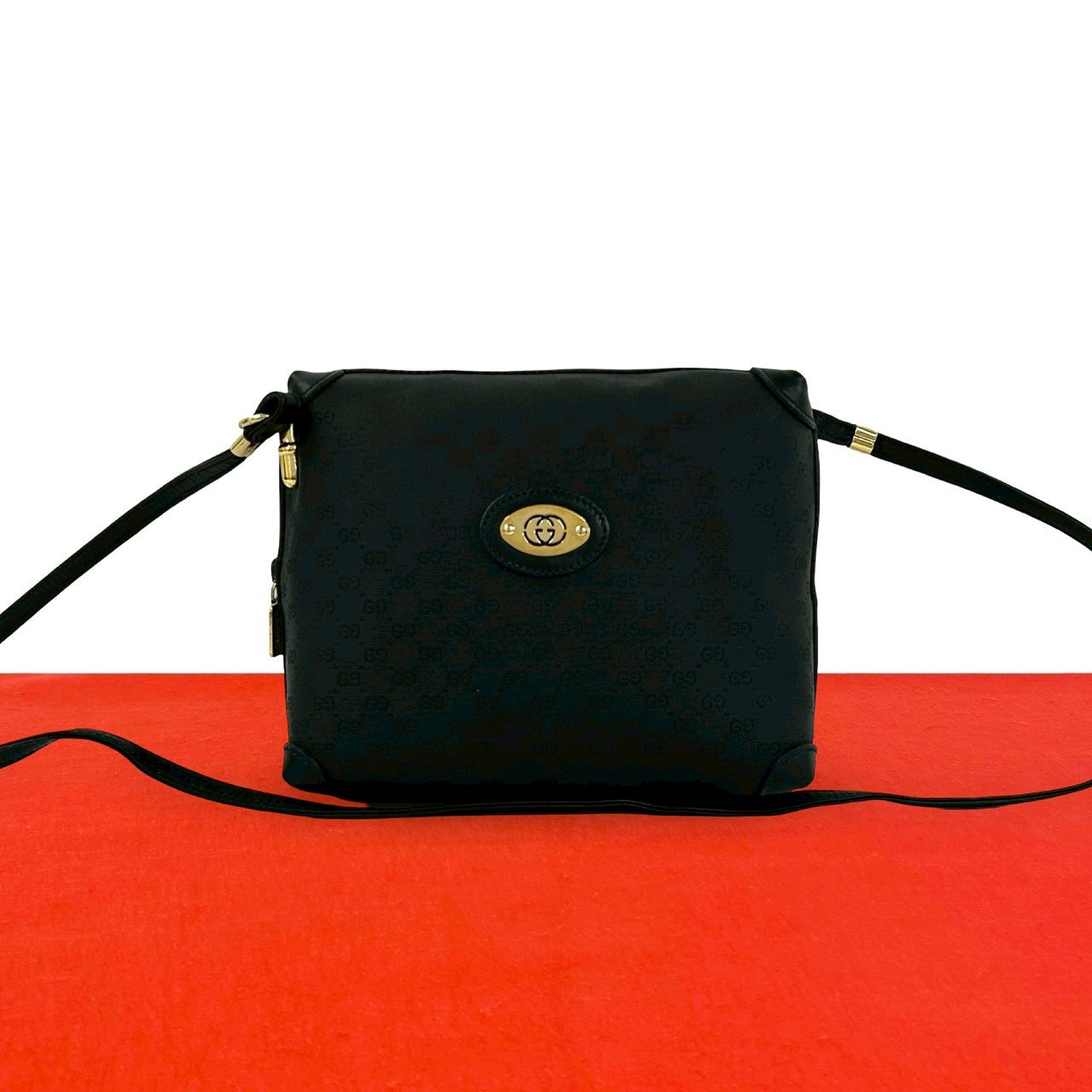 Gucci Micro GG Leather Mini Shoulder Bag
