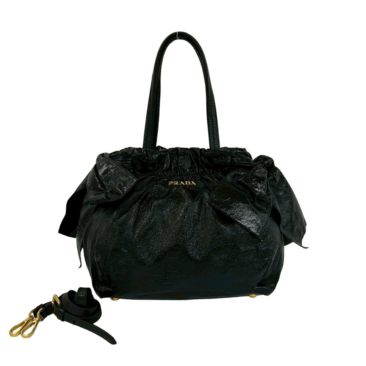 Prada Patent Leather 2way Bag