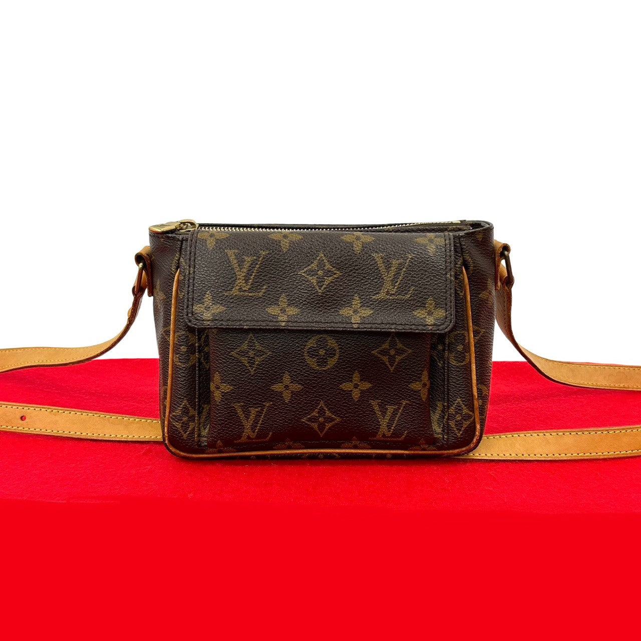 Louis Vuitton Viva Cite Monogram Leather Shoulder Bag