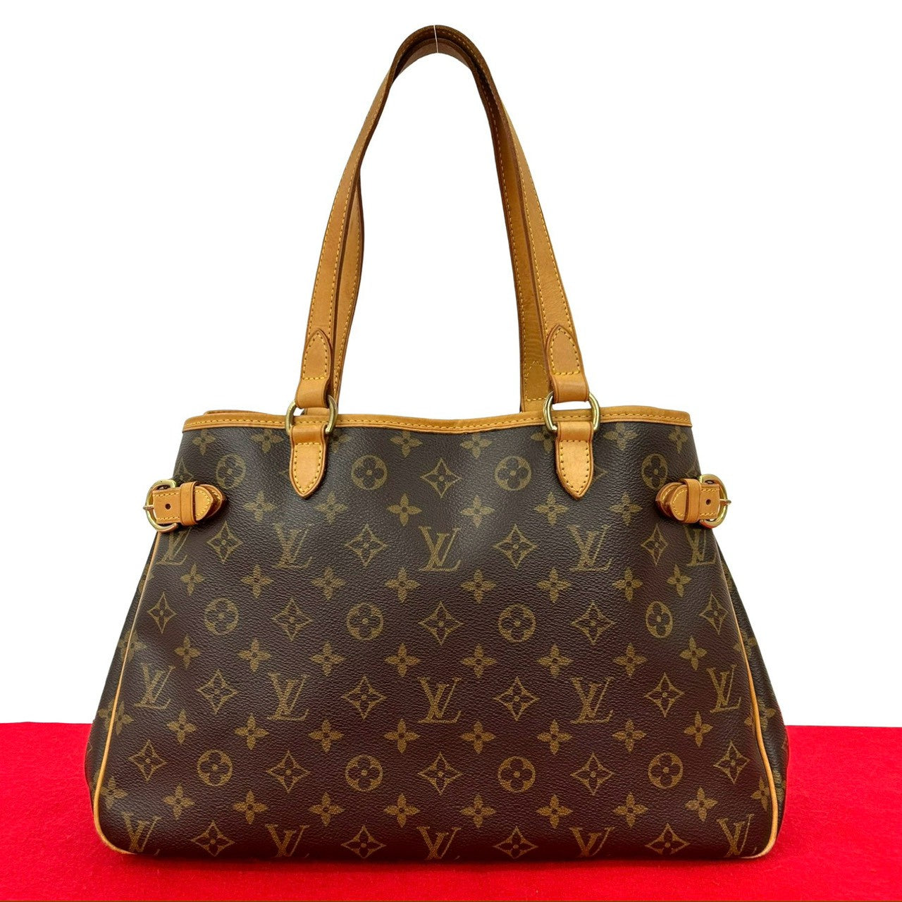 Louis Vuitton Batignolles Horizontal Monogram Leather Tote Bag