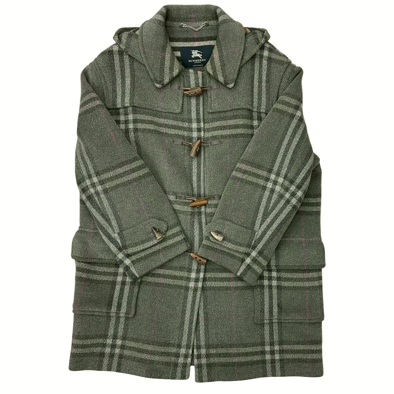 Burberry Nova Check Wool Coat