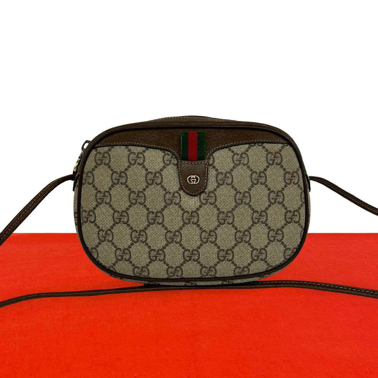 Gucci GG PVC Leather Shoulder Bag