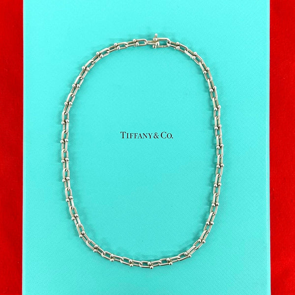 Tiffany & Co. Hardware Small Link Silver Necklace
