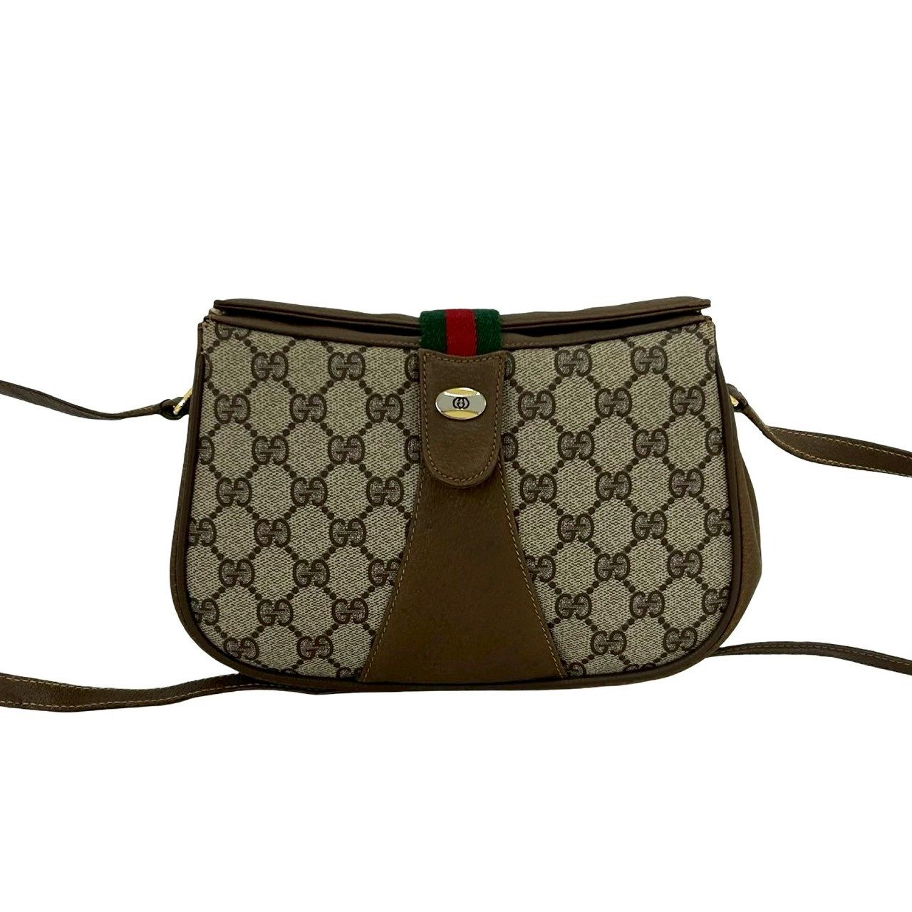 Gucci GG Supreme Leather Shoulder Bag