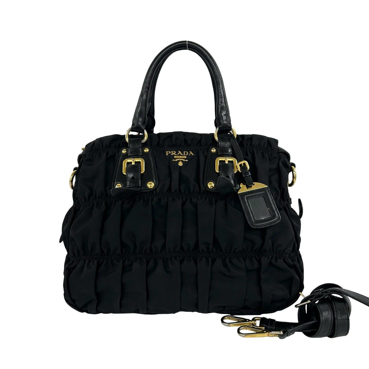 Prada Nylon Leather 2way Bag