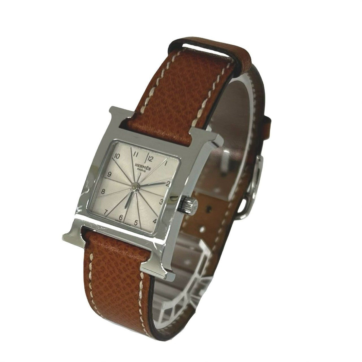 Hermes H Watch Metal Wristwatch