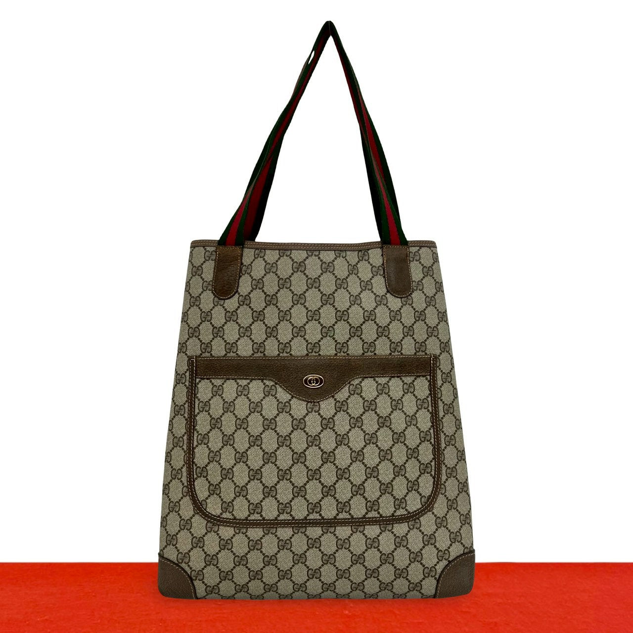 Gucci PVC Leather Tote Bag